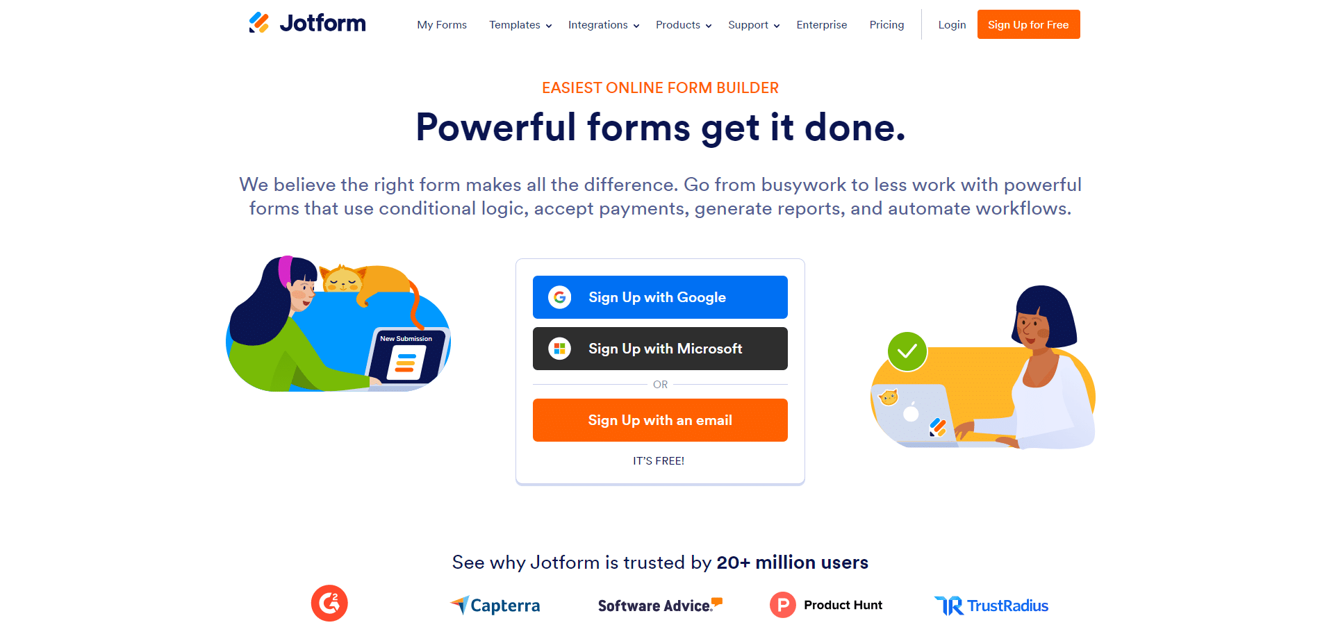 anonymous feedback jotform